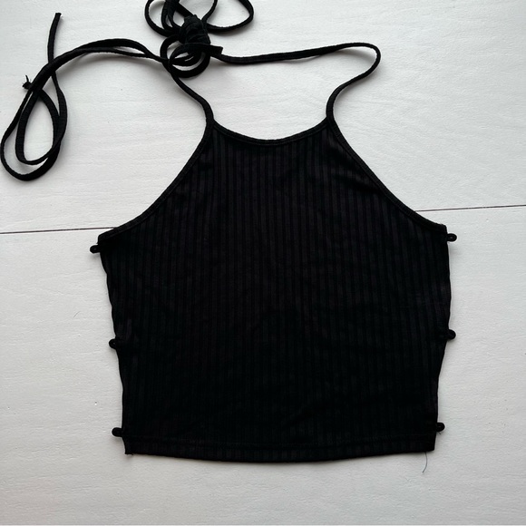 Lace Up Backless Crop Cami Top. NWOT - Picture 5 of 7